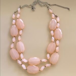 Charming Charlie Woman’s Pink Double-Strand Necklace